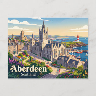 Aberdeen Schottland Postkarte