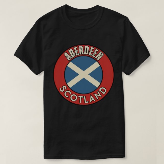 Aberdeen, Schottland T-Shirt (Design vorne)