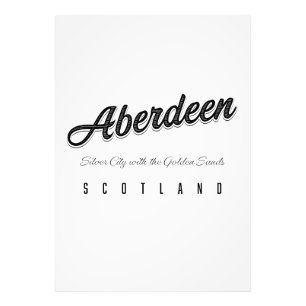 Aberdeen "Silver City with the Golden Sands" Fotodruck