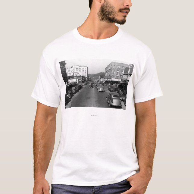 Aberdeen, WA - Ansicht von Wishkan Straße im T-Shirt (Vorderseite)