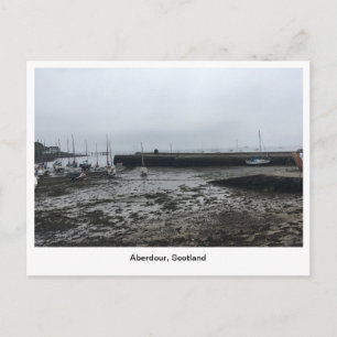 Aberdour Harbour - Niedrige Dunkelmorgendzeit Postkarte