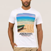 Aberdyfi, Ceredigion Wales Vintage Reiseplakat