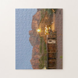 Aberglaube am Sonnenuntergang-Puzzlespiel