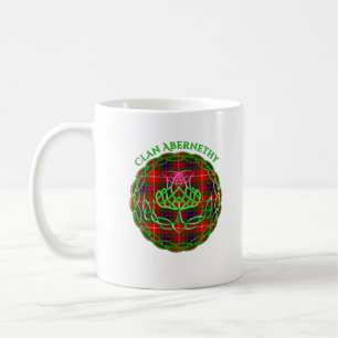 Abernethy Scottish Tartan Celtic Thistle Kaffeetasse