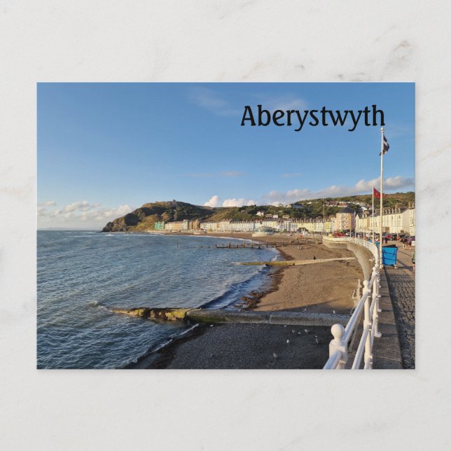 Aberystwyth Postkarte (Vorderseite)