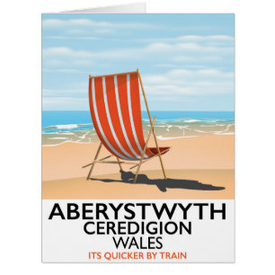 Aberystwyth Wales Reiseplakat