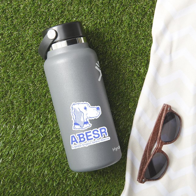 ABESR Blue Logo-Aufkleber Aufkleber (HydroFlask Insitu)