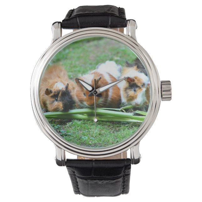 Abessinianische Guinea Armbanduhr (Vorderseite)