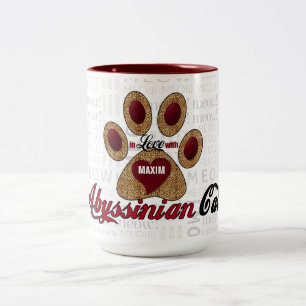 Abessinienkatze Lover's Breed Specific Cheetah Zweifarbige Tasse