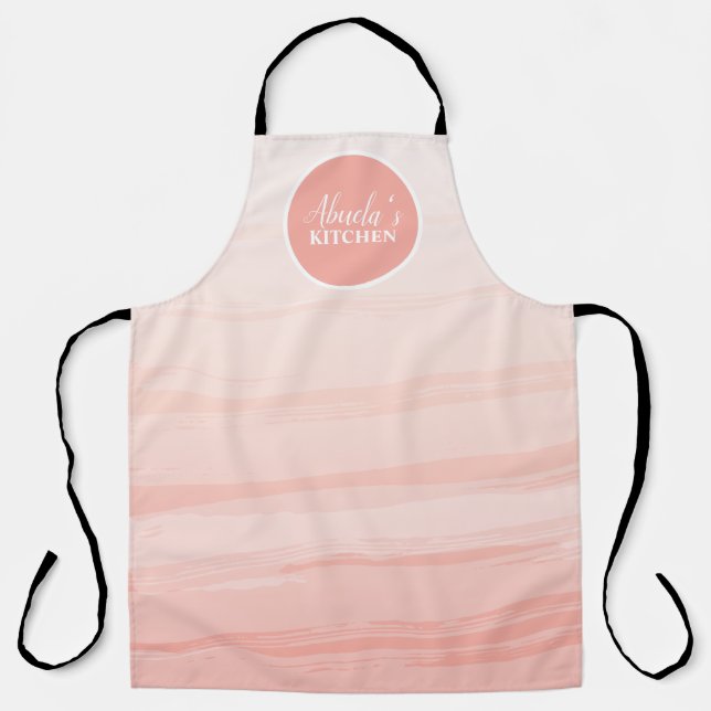 Abeula Pink Ombré Schürze (Vorderseite)