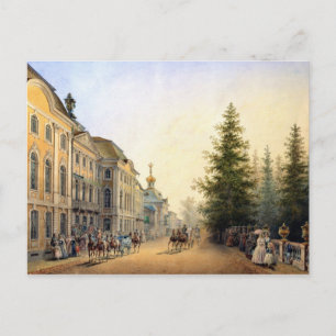 Abfahrt am Eingang des Großen Postkarte