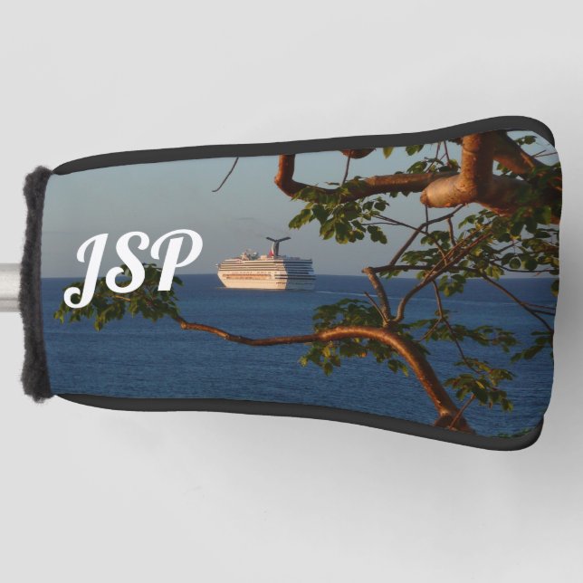 Abfahrt bei Sunset I Cruise Vacation Golf Headcover (Vorderseite)