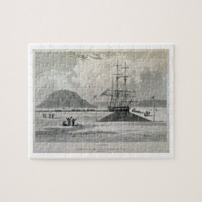 Abfahrt der Boote von Hecla Bucht 1 am 21. Juni (Horizontal)