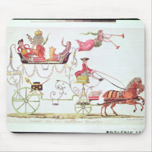Abfahrt der drei Aufträge für Versailles Mousepad