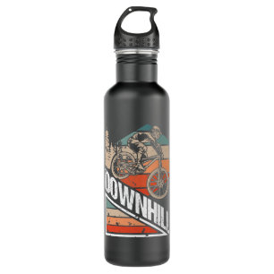 Abfahrt Fahrrad Edelstahlflasche