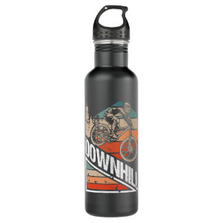 Abfahrt Fahrrad Edelstahlflasche