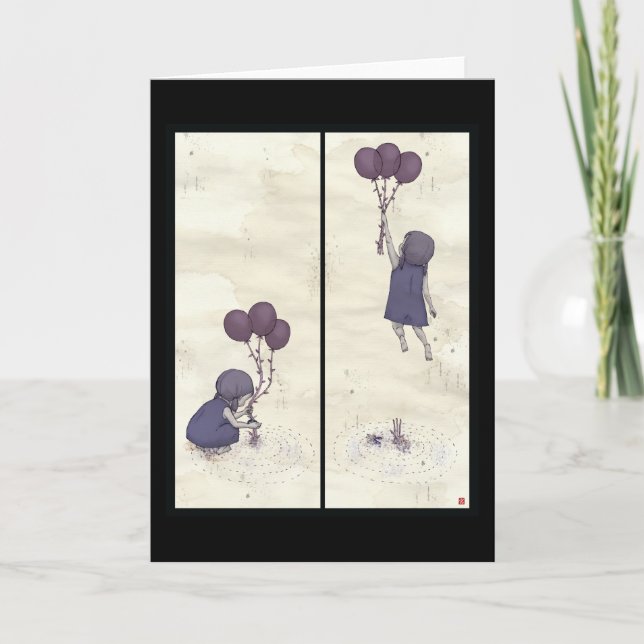 Abfahrt Karte (Vorderseite)