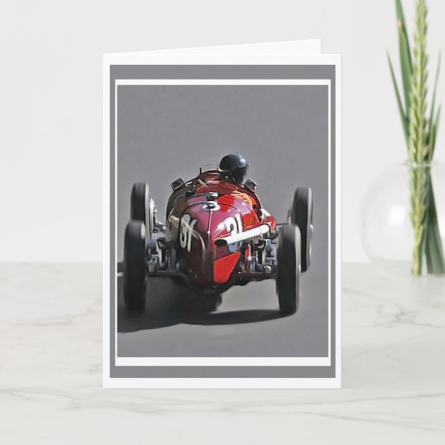 Abfahrt Karte (Vorderseite)