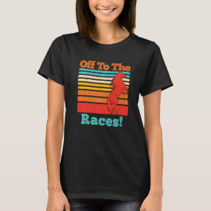 Abfahrt zu den Rennen Kentucky Racing Derby Party T-Shirt