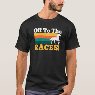 Abfahrt zu den Rennen Kentucky Racing Derby Party T-Shirt