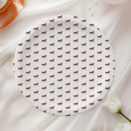 Abfahrt zum Altar Kentucky Derby Brautparty Pappteller