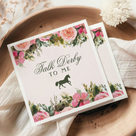 Abfahrt zum Altar Kentucky Derby Brautparty Serviette