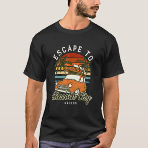 Abfahrt zum Strand von Lincoln City Oregon oder im T-Shirt