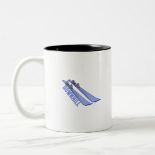 Abfahrt Zweifarbige Tasse
