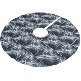 Abfahrten Skifahren auf einem Berg Polyester Weihnachtsbaumdecke