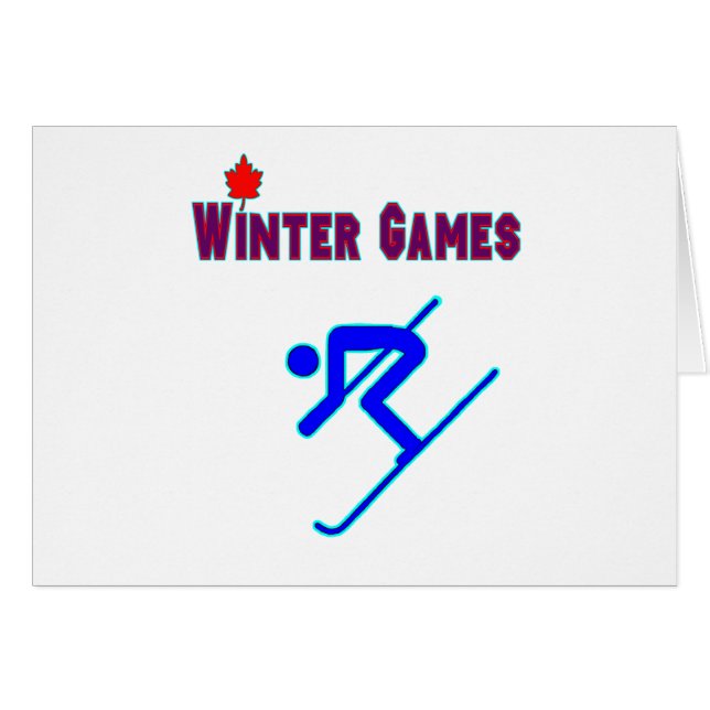 Abfahrtskilauf (Vorderseite (Horizontal))