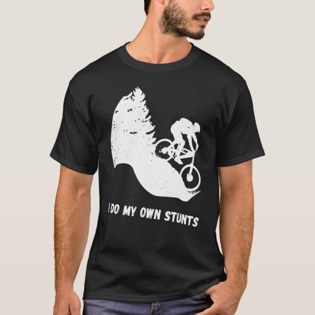 Abfahrtsradeln Ich mache meinen eigenen Radfahrer  T-Shirt (Vorderseite)