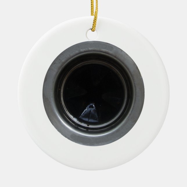 Abfall-Beseitigung Keramikornament (Vorne)