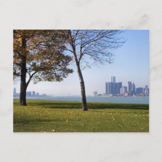 Abfall des Schadstoffs Postkarte