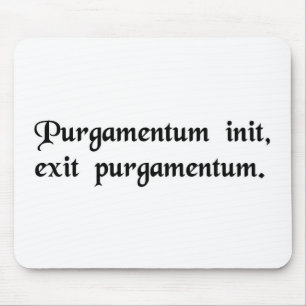 Abfall herein, Abfall heraus Mousepad