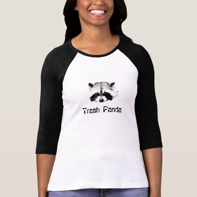 Abfall-Panda T-Shirt (Vorderseite)