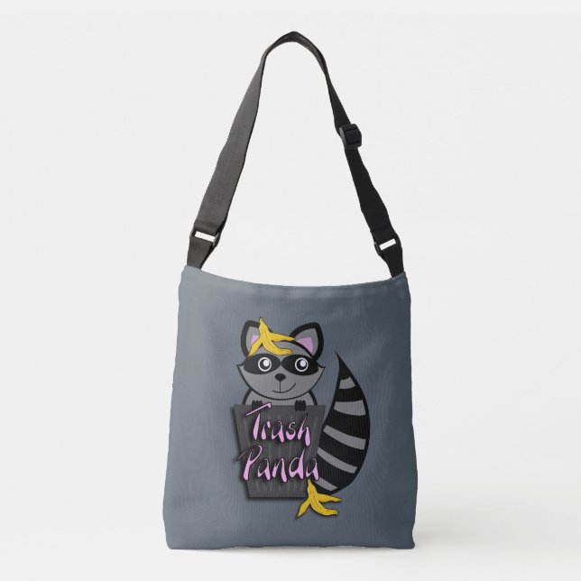 Abfall-Panda-Taschen-Tasche Tragetaschen Mit Langen Trägern (Vorderseite)