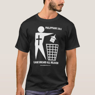 Abfall-Religion (dunkles Shirt) T-Shirt