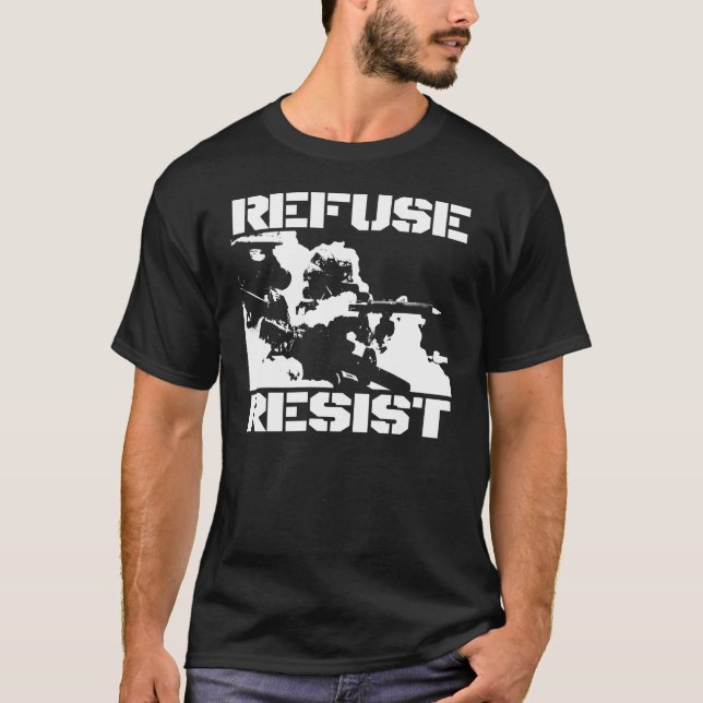 ABFALL WIDERSTEHEN T-Shirt (Vorderseite)