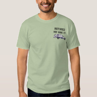 Abfallwirtschafts-gesticktes Shirt