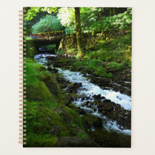 Abfluss von Wahkeena Falls, OR Planer