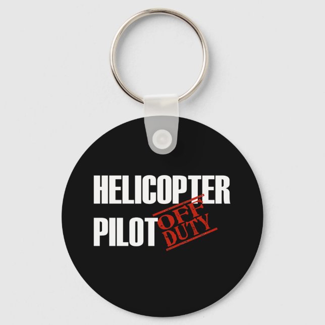 ABGABE HELICOPTER PILOT DARK SCHLÜSSELANHÄNGER (Vorderseite)