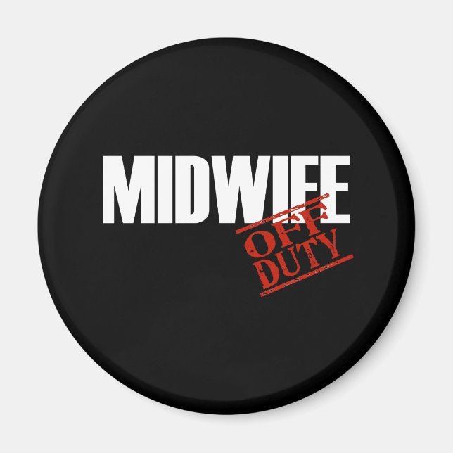 ABGABE MIDWIFE DARK MAGNET (Vorne)