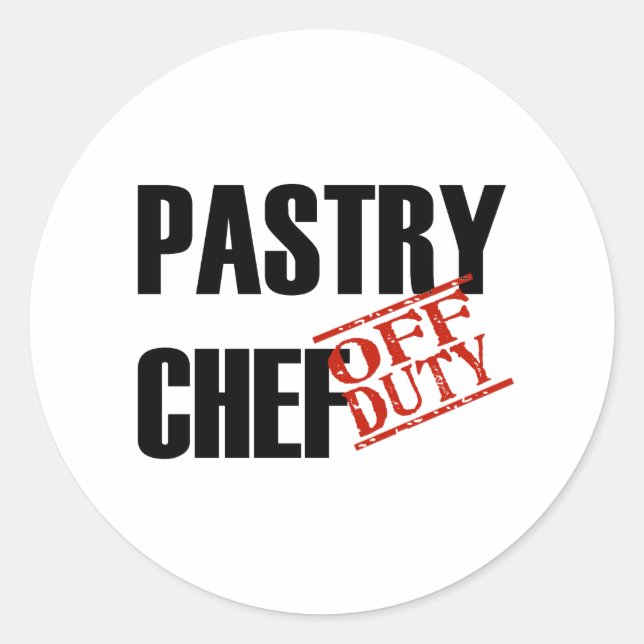 ABGABE PASTRY KOCH LIGHT RUNDER AUFKLEBER (Vorderseite)