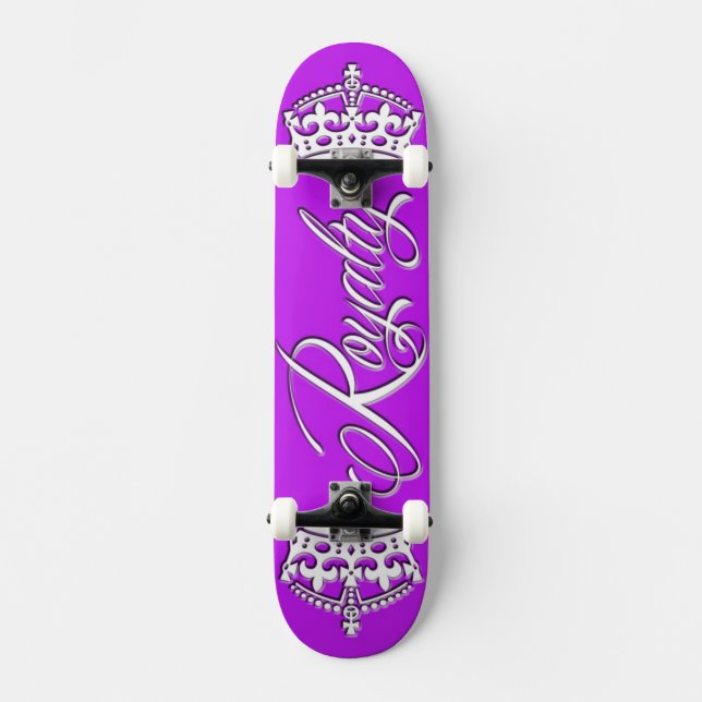 Abgabeskateboard-Plattform lila Skateboard (Vorderseite)