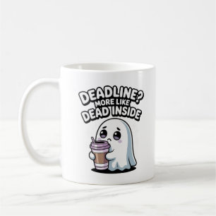 Abgabetermin? Eher Tot Im Inneren Kawaii-Geist Kaffeetasse