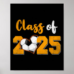 Abgänger 2025 Fußball Senior 25 Absolvent Absolven Poster