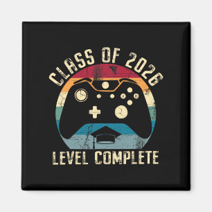 Abgänger 2026 Level Complete Video-Spieler Senior Magnet