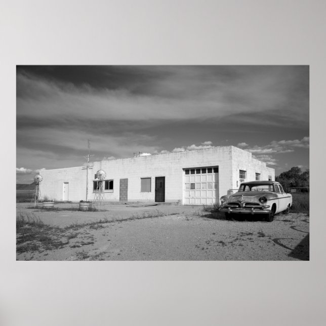 Abgasstation Poster (Vorne)