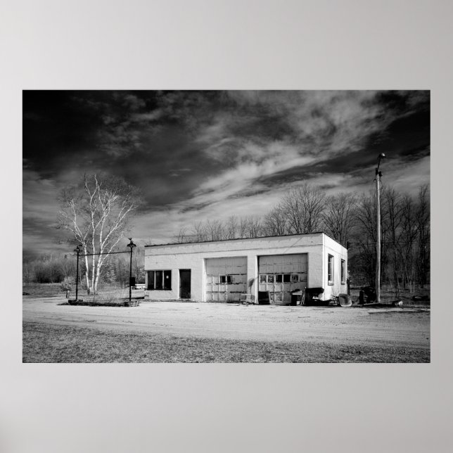 Abgasstation Poster (Vorne)