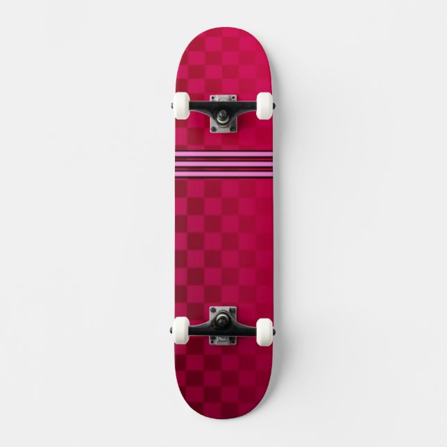 Abgeblendete rote Karton-Skateboard Skateboard (Vorderseite)